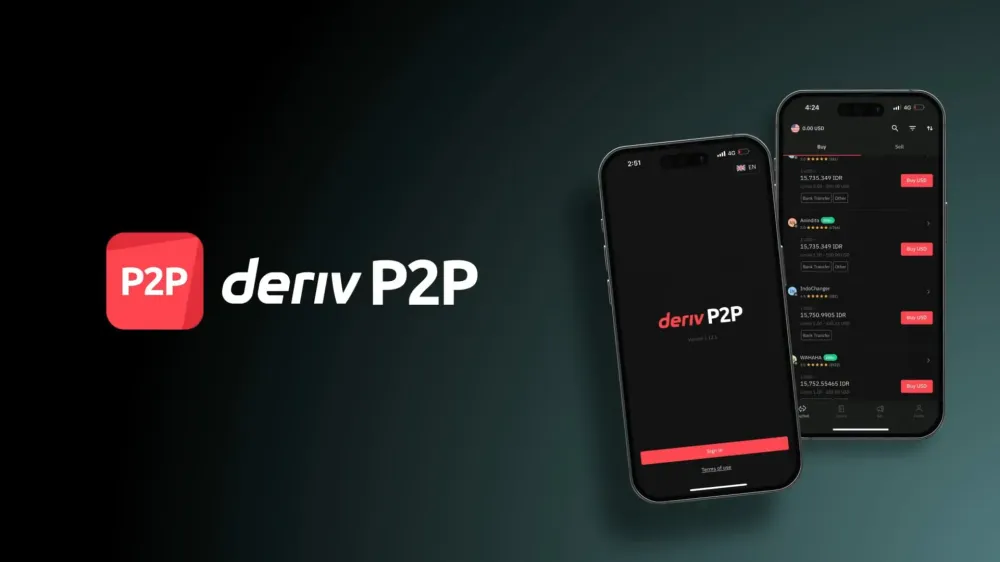 كيفية استخدام تطبيق Deriv P2P